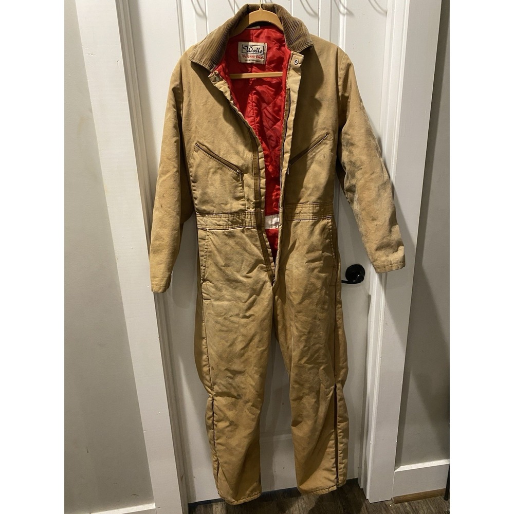 Vintage Walls Blizzard Pruf Insulated Coveralls Please Read Description
